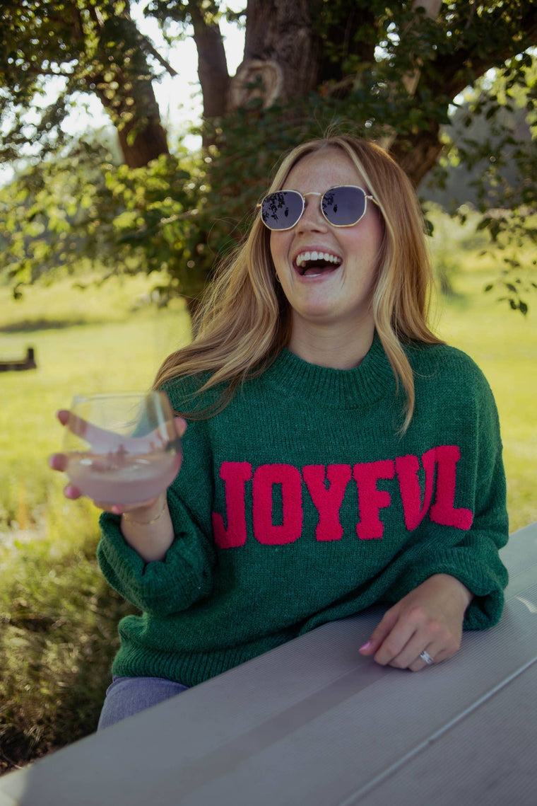 Joyful Turtleneck Sweater / XL