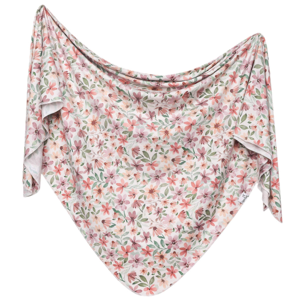 Copper Pearl - Knit Swaddle Blanket - Natalie