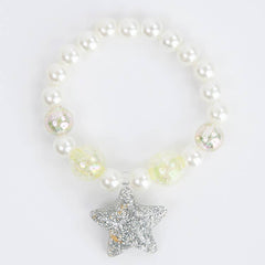 Sparkle Sisters by Couture Clips - Pearl Glitter Star Bracelet
