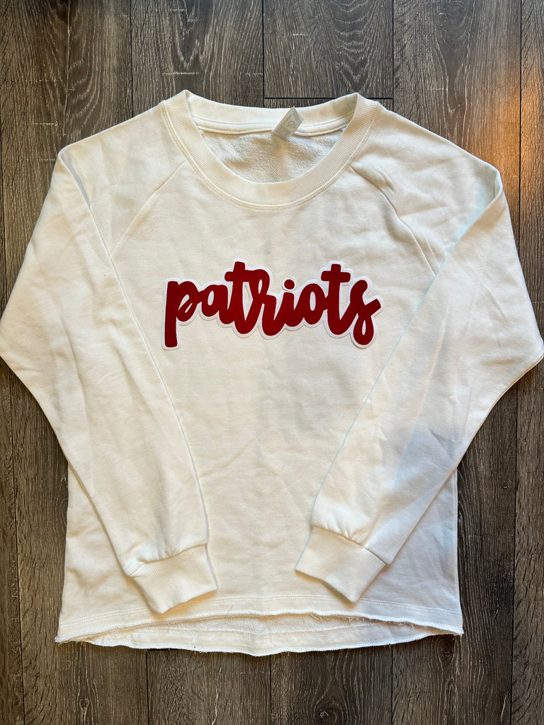 MODERN PATRIOTS - WHITE LIGHTWEIGHT CREWNECK