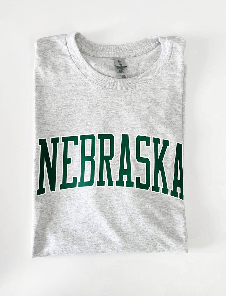 402threads - Nebraska Varsity T-shirt: Medium