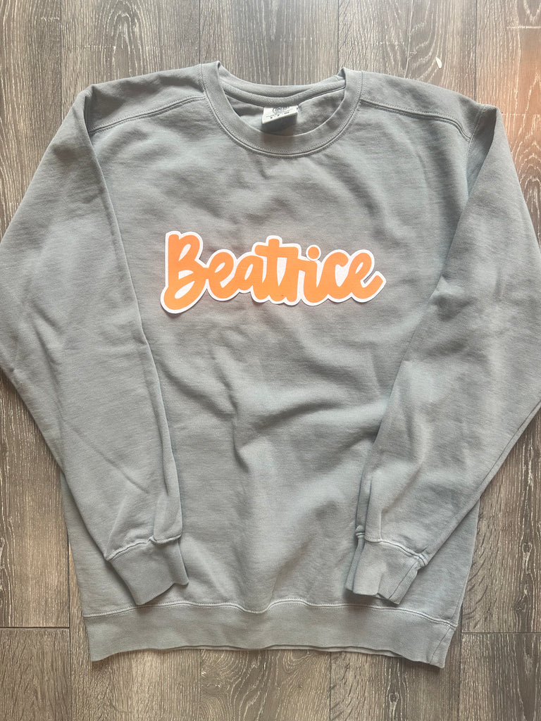 BEATRICE - GREY COMFORT COLORS CREW