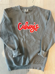 CAHOY'S - GREY COMFORT COLORS CREWNECK