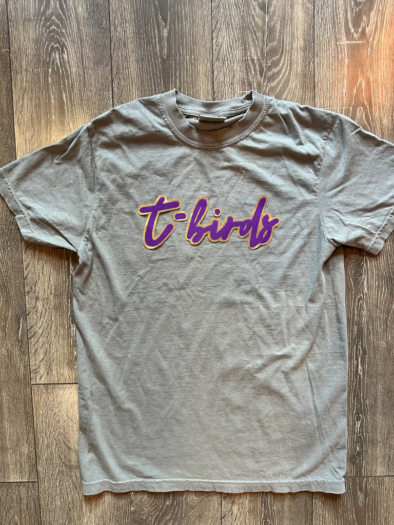 T-BIRDS - GREY COMFORT COLORS TEE