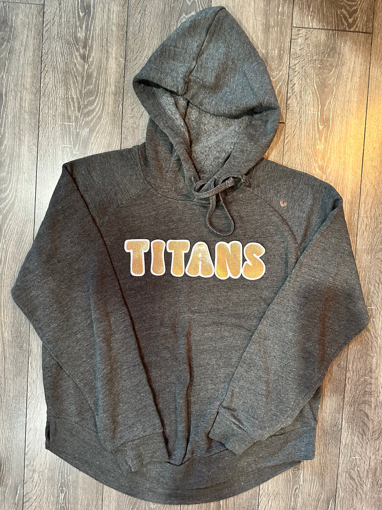 TITANS - GREY ANGEL FLEECE HOODIE