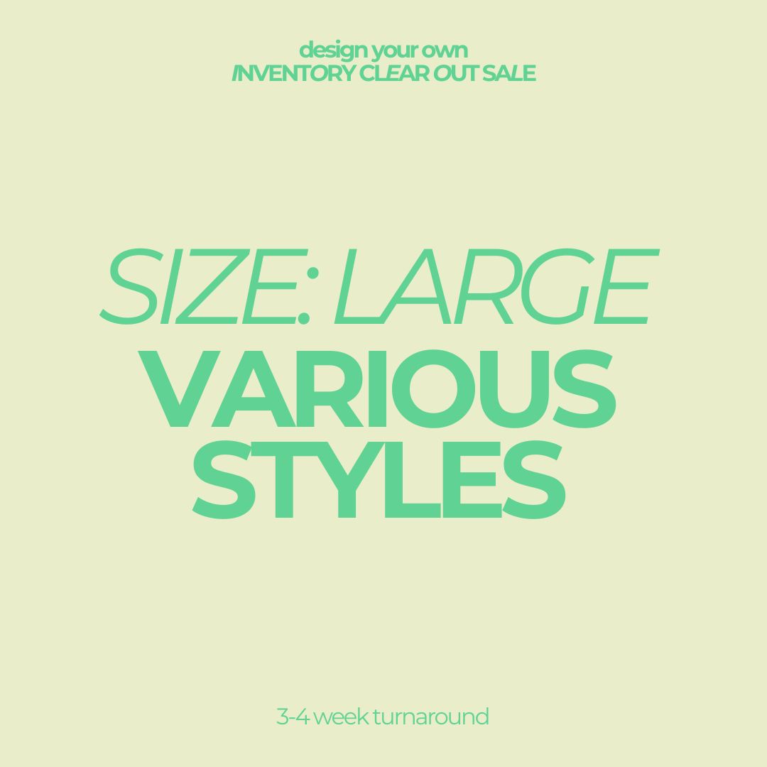 SIZE LARGE | VARIOUS STYLES