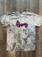 CURSIVE BRAVES - DYED COMFORT COLORS TEE