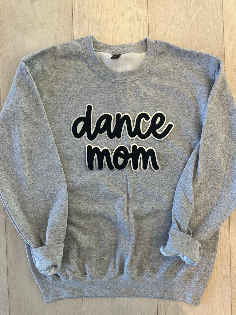 DANCE MOM  - SPORT GREY GILDAN CREW