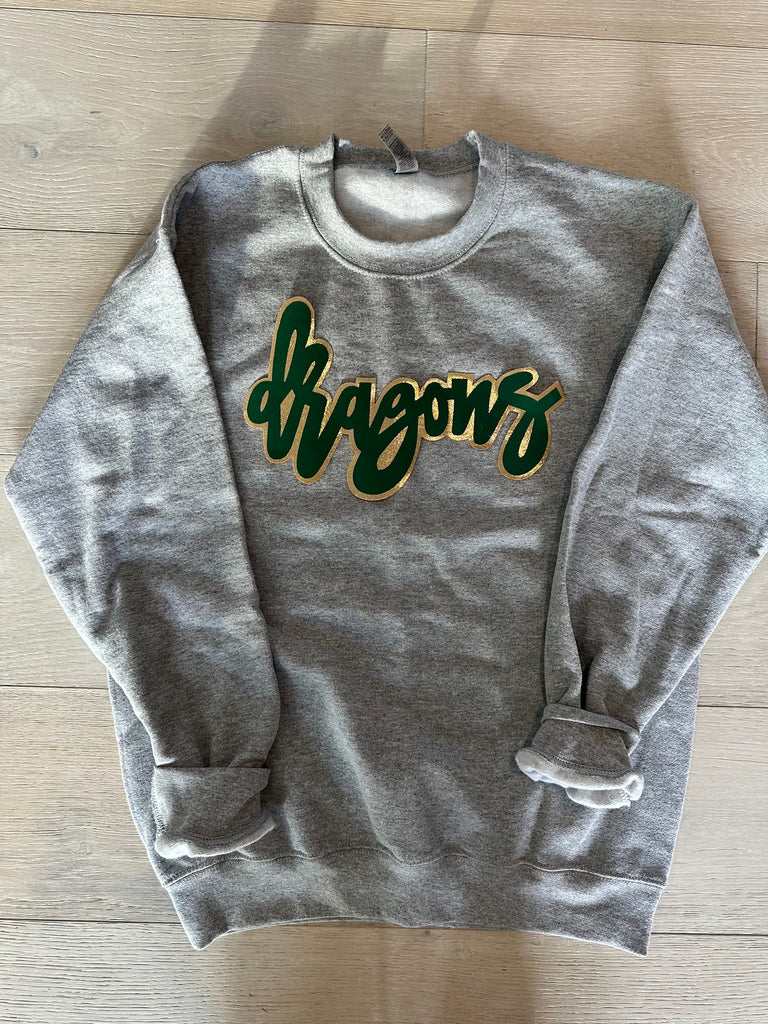 DRAGONS - GREY GILDAN CREW (YOUTH + ADULT)