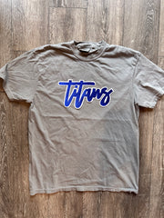 TITANS - GREY COMFORT COLORS TEE