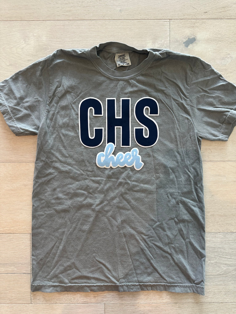 CHS CHEER  - GREY COMFORT COLORS TEE