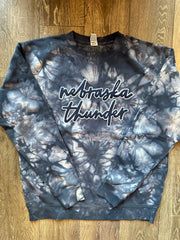 DAINTY NEBRASKA THUNDER - BLUE DYED CREW