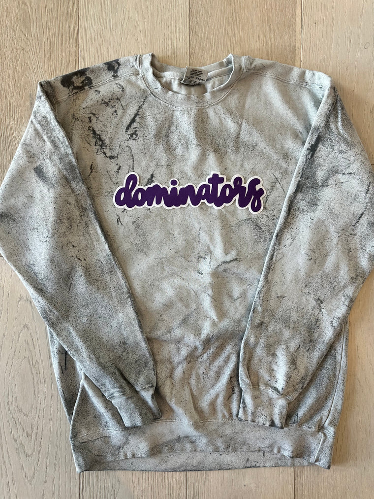 MODERN DOMINATORS - GREY DYED COMFORT COLORS CREWNECK