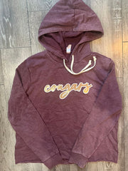 COUGARS - MAROON LIGHTWEIGHT HOODIE