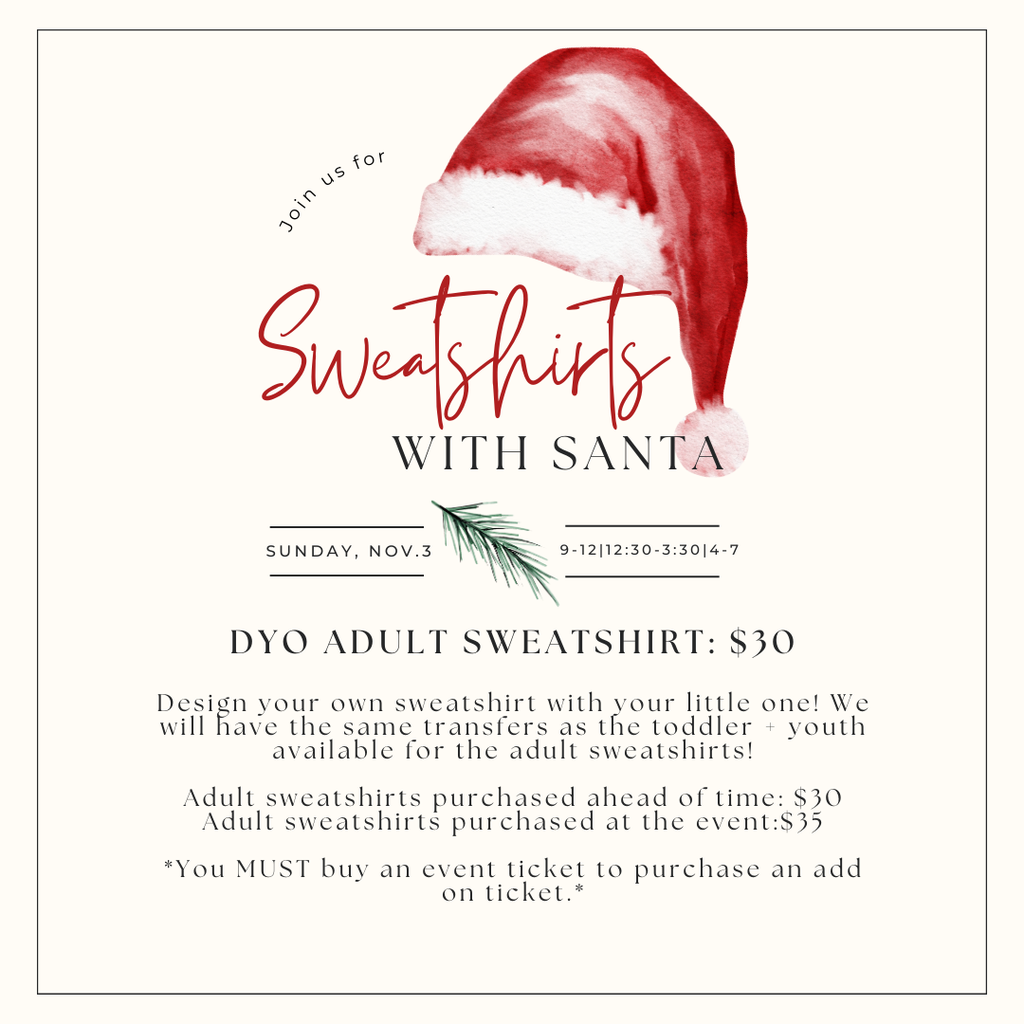 SWEATSHIRTS WITH SANTA: ADULT SWEATSHIRT