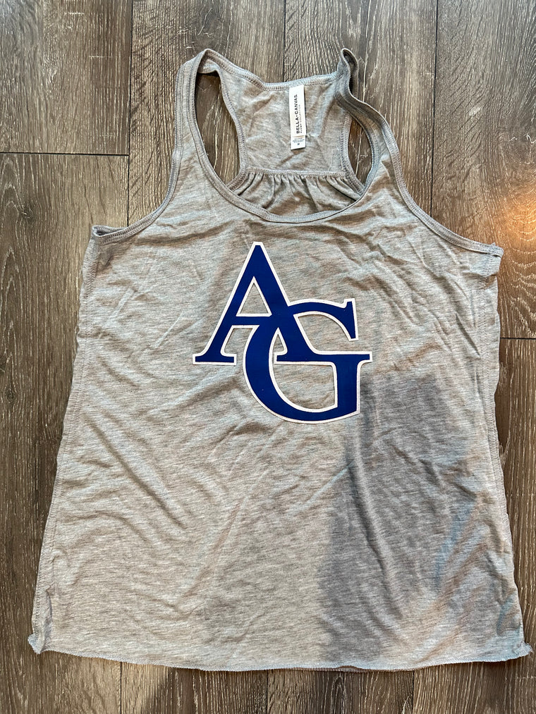 AG - GREY RACERBACK TANK