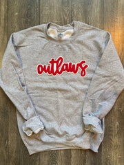 MODERN OUTLAWS - GREY GILDAN CREW - YOUTH + ADULT