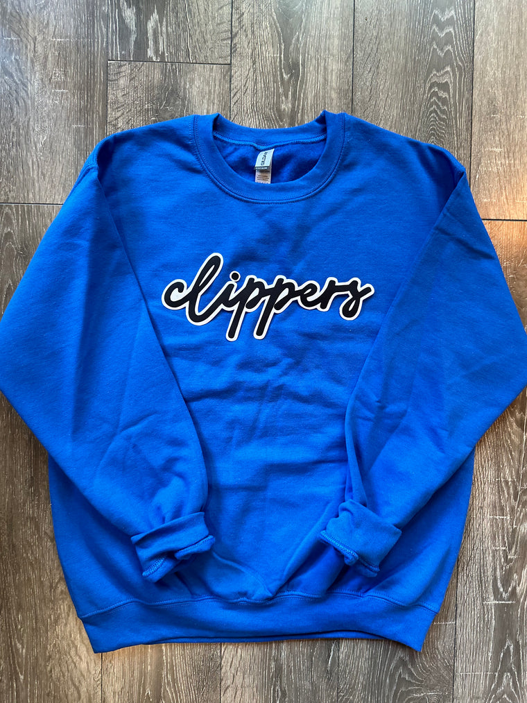 DAINTY CLIPPERS - BLUE GILDAN CREW