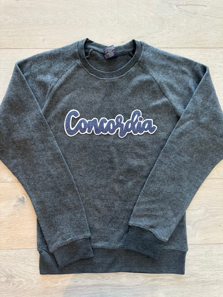 MODERN BLUE SPARKLE/WHITE CONCORDIA - GREY TEDDY CREW