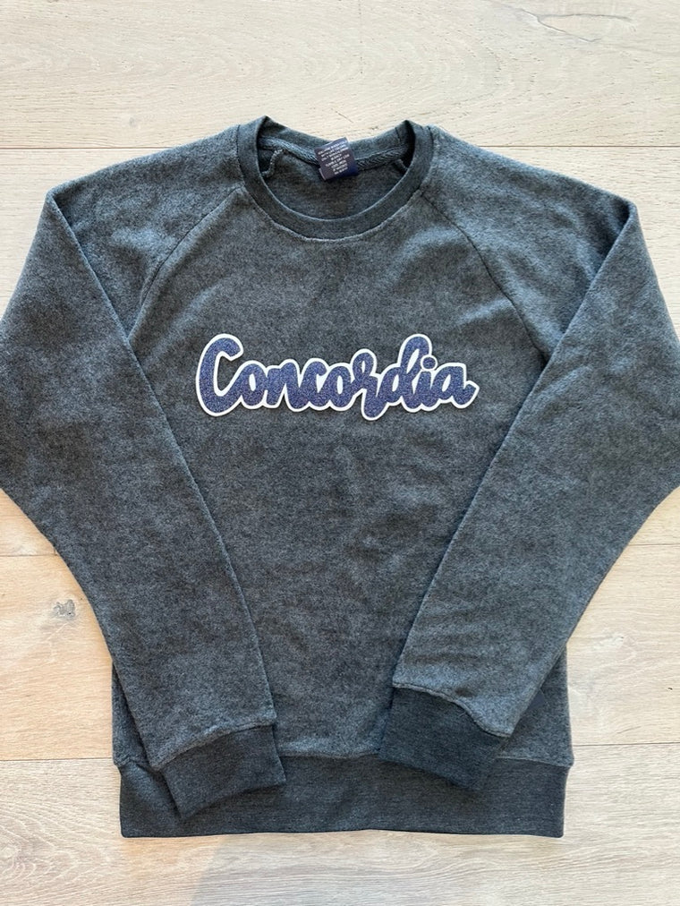 MODERN BLUE SPARKLE/WHITE CONCORDIA - GREY TEDDY CREW