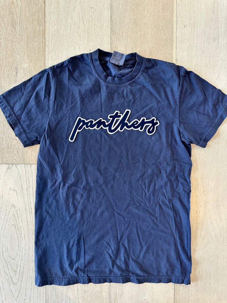 DAINTY PANTHERS  - NAVY COMFORT COLORS TEE (YOUTH + ADULT)