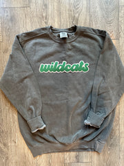 WILDCATS - GREY COMFORT COLORS CREW