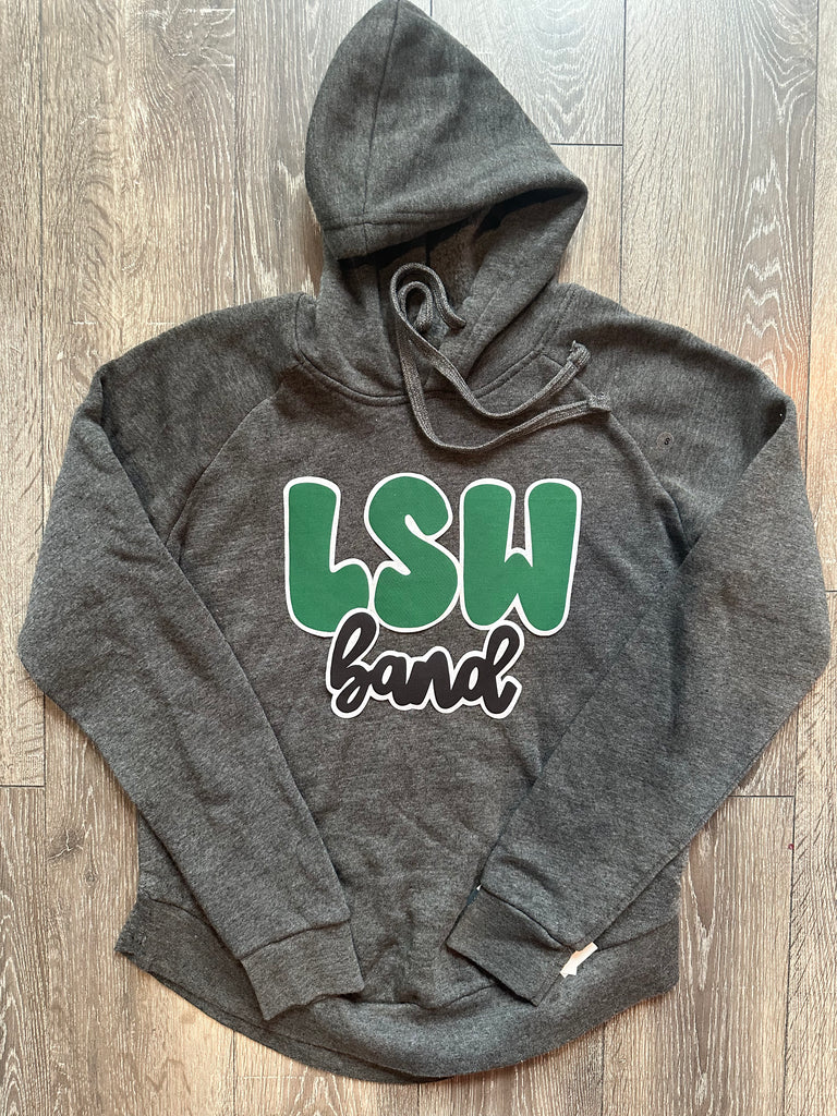 LSW BAND - GREY ANGEL FLEECE HOODIE