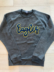 NAVY/YELLOW EAGLES - GREY TEDDY CREW