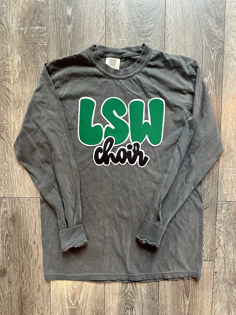 LSW CHOIR - GREY COMFORT COLORS LONG SLEEVE