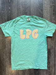 YELLOW/PINK LPG - MINT TEE