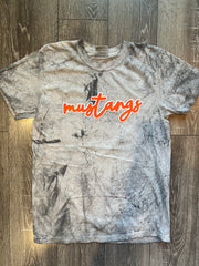 DAINTY MUSTANGS - GREY DYED COMFORT COLORS TEE