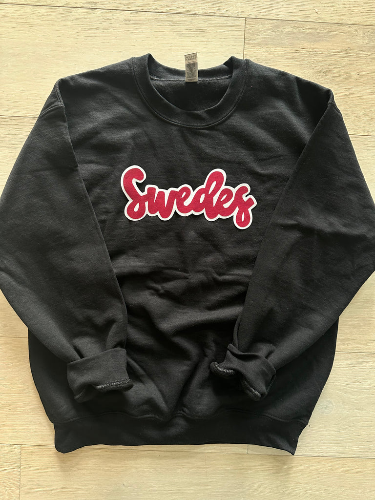 MODERN SWEDES - BLACK GILDAN CREW - YOUTH + ADULT