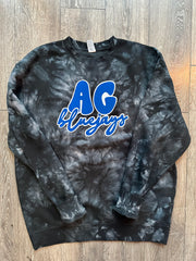 AG BLUEJAYS - BLACK DYED CREW