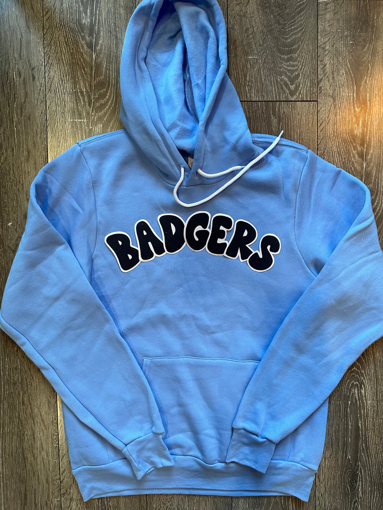 BADGERS - BLUE FLEECE HOODIE