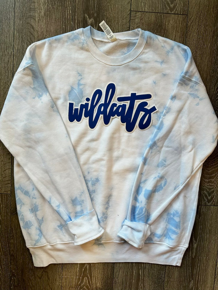 WILDCATS - BLUE DYED CREW