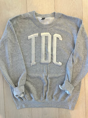 SILVER METALLIC TDC  - SPORT GREY GILDAN CREW - YOUTH + ADULT