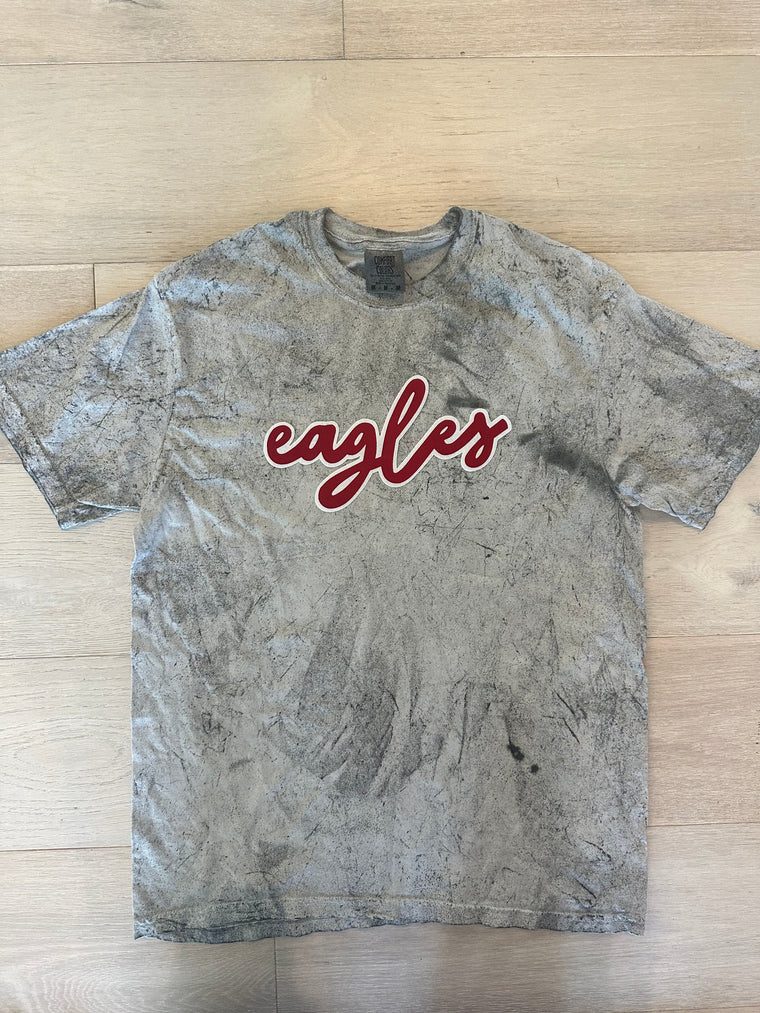 DAINTY EAGLES - GREY DYED COMFORT COLORS TEE (YOUTH + ADULT)