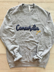 MODERN NAVY SPARKLE CONCORDIA  - GREY SPONGE CREW *cross on front*