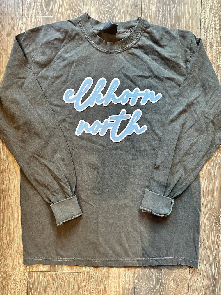 ELKHORN NORTH - GREY COMFORT COLORS LONG SLEEVE