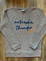 NEBRASKA THUNDER w/ BOLT - COZY CREW