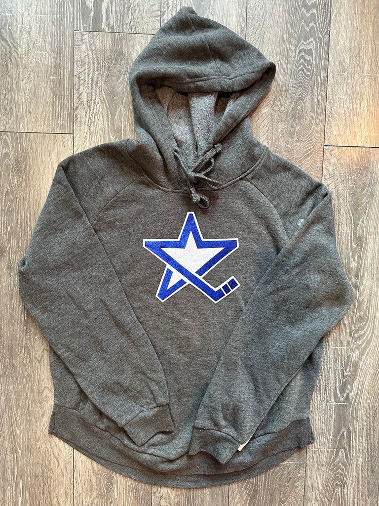 STARS LOGO - GREY ANGEL FLEECE HOODIE