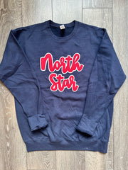 MODERN NORTH STAR - NAVY TULTEX CREWNECK