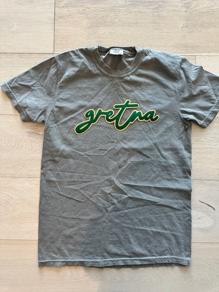 GRETNA - GREY COMFORT COLORS TEE (YOUTH + ADULT)