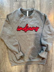 DAINTY INDIANS - GREY SPONGE CREW (YOUTH + ADULT)