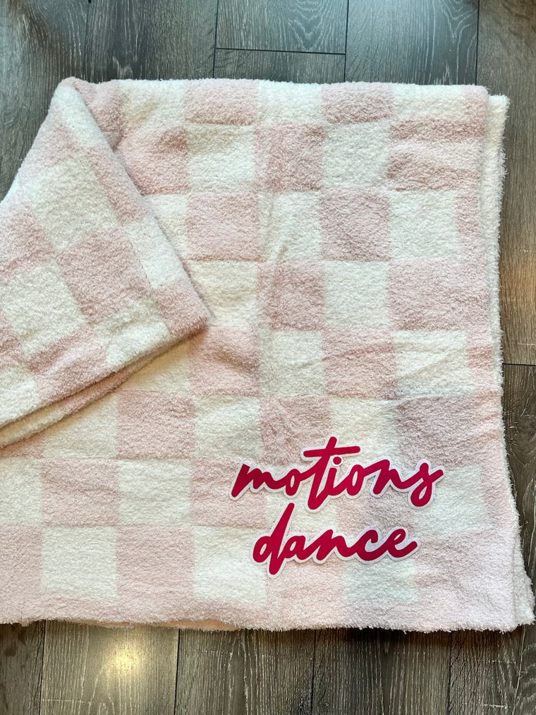 MOTIONS DANCE - PINK CHECKERED BLANKET