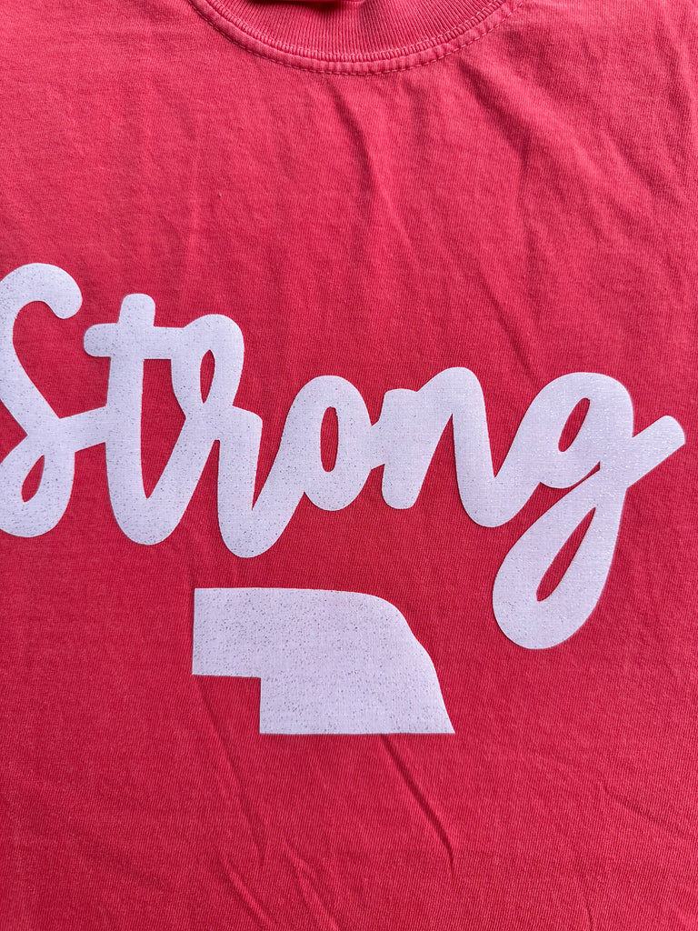 STRONG + LITTLE STATE - WATERMELON COMFORT COLORS TEE