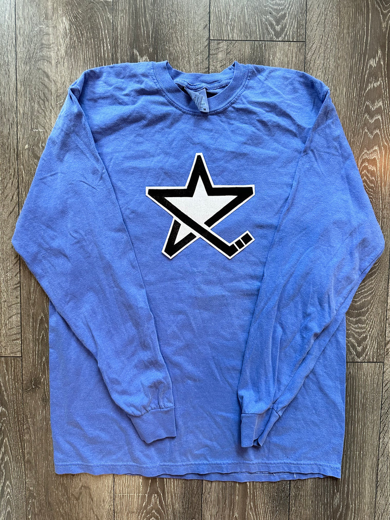 STARS LOGO - BLUE COMFORT COLORS LONG SLEEVE