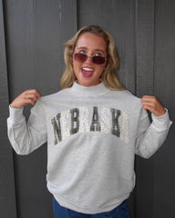 FALL PATCHWORK NEBRASKA - GREY MOCKNECK