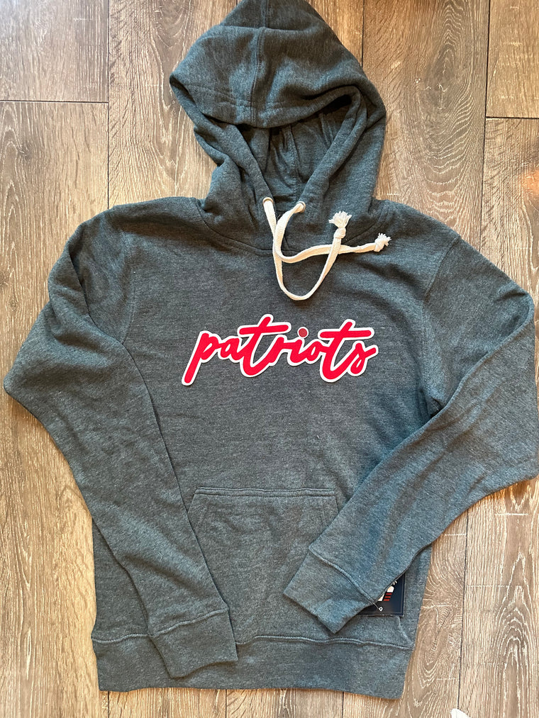PATRIOTS - GREY HOODIE