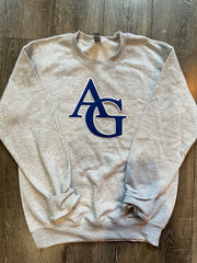 AG- GREY GILDAN CREW - YOUTH + ADULT